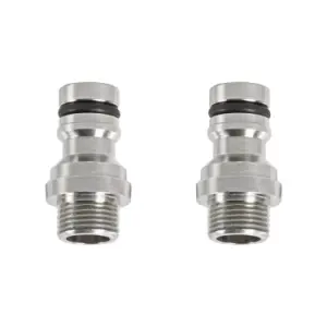 Garden hose coupling 2x