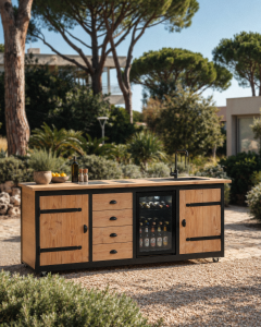 Outdoor Kitchen with Sink