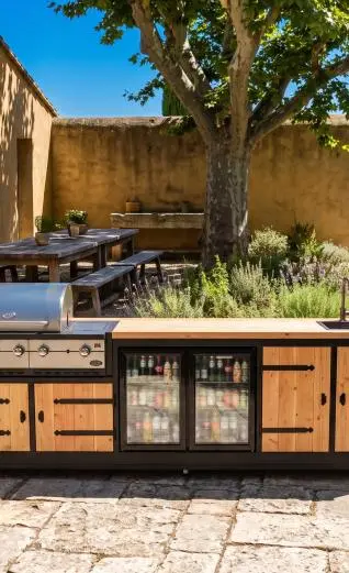 Outdoor Kitchen with BBQ